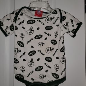 NFL Black and White Jets Bodysuit